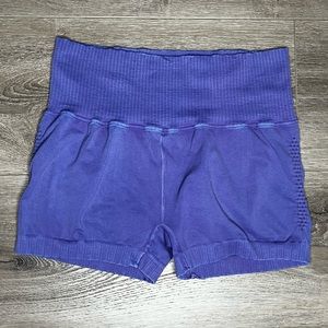 Free People Movement Prajna Seamless Shorts In Purple Size XL NWOT